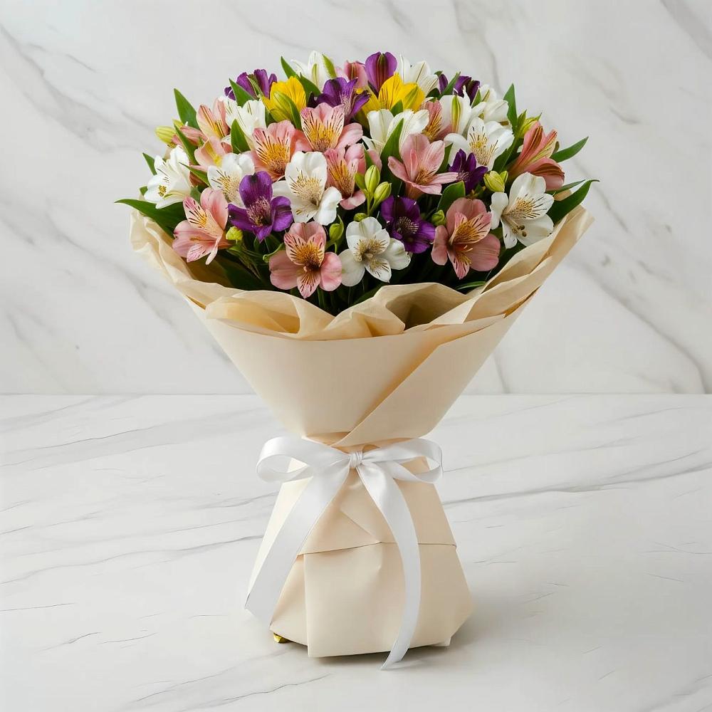 Букет цветов из: Альстромерии в Дубровский