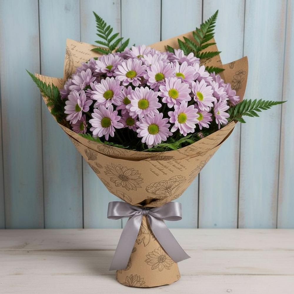 Букет цветов из: Хризантемы в Дубровский