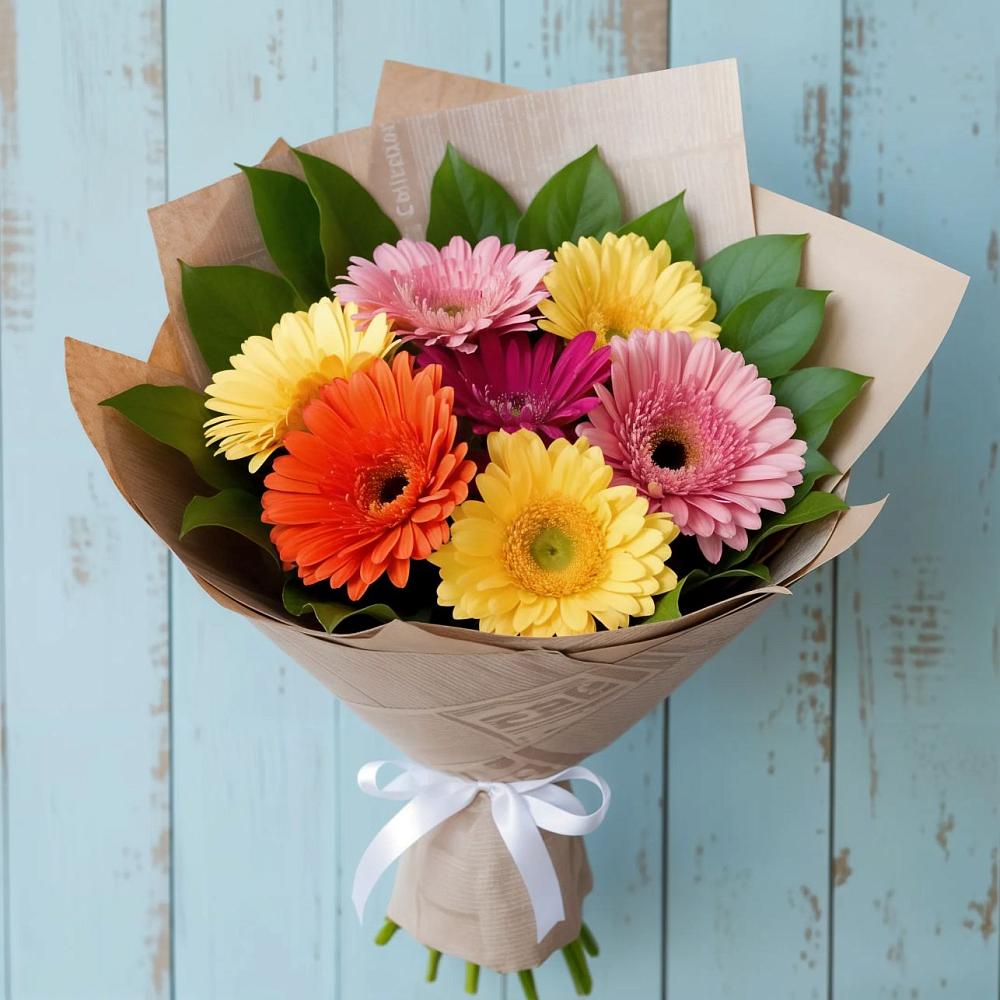 Букет цветов из: Герберы в Дубровский