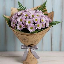 Букет цветов из:  Хризантемы #REPLACE_PRED# Дубровский