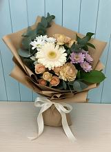 Букет цветов из:  Герберы и Хризантемы в Дубровский
