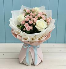 Букет цветов из:  Розы в Дубровский