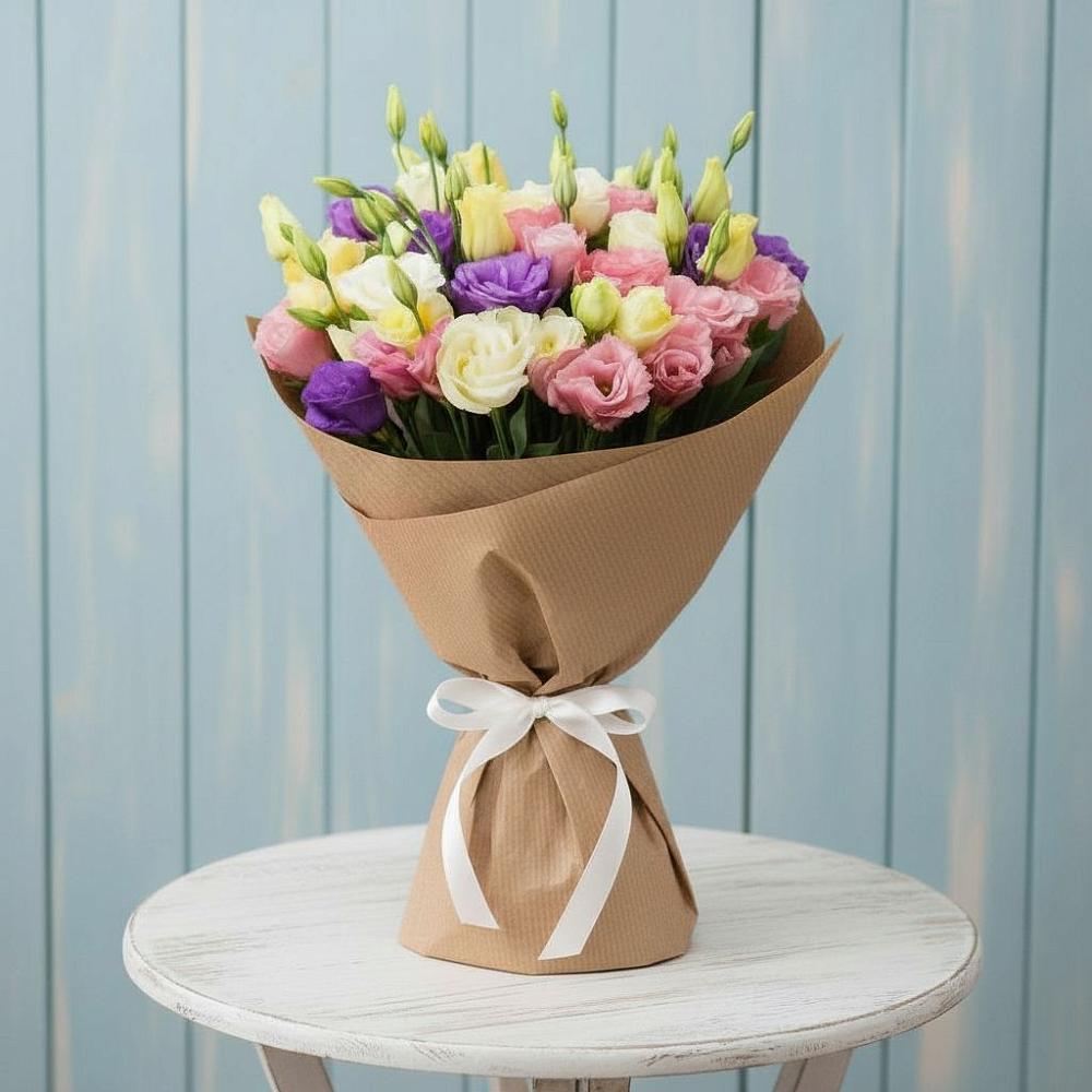 Букет цветов из: Лизиантусы в Дубровский