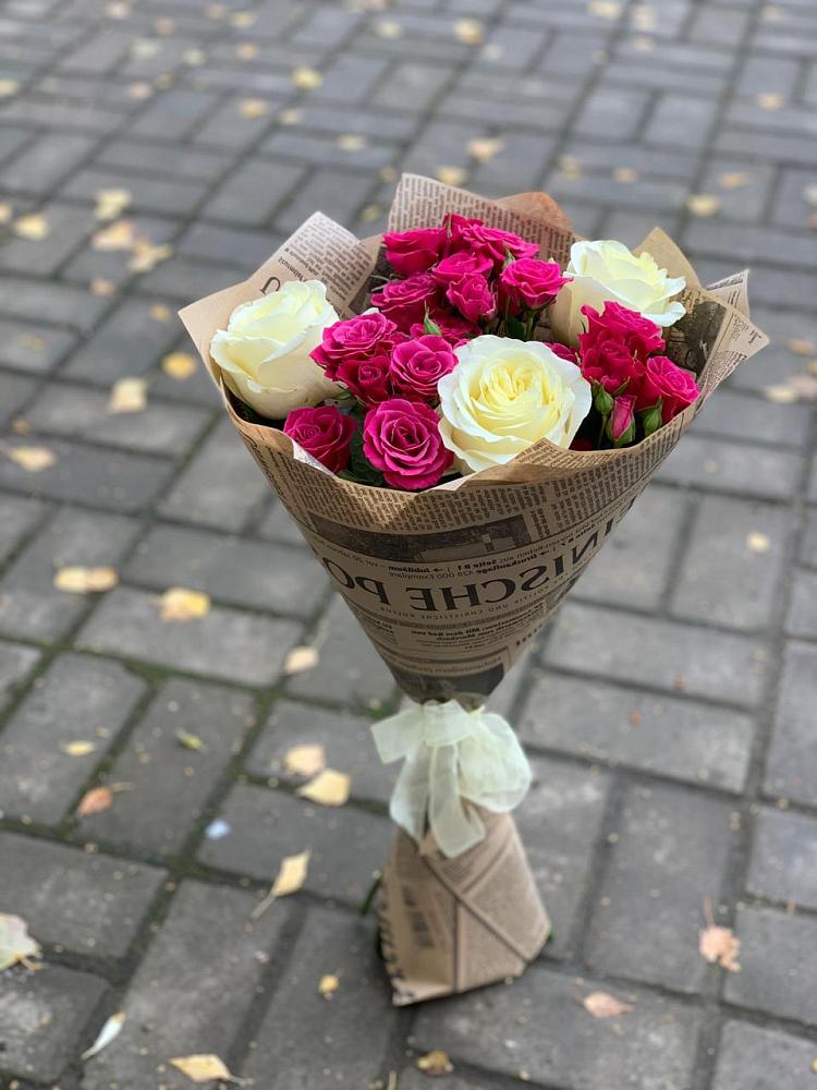 Букет цветов из: Розы в Дубровский