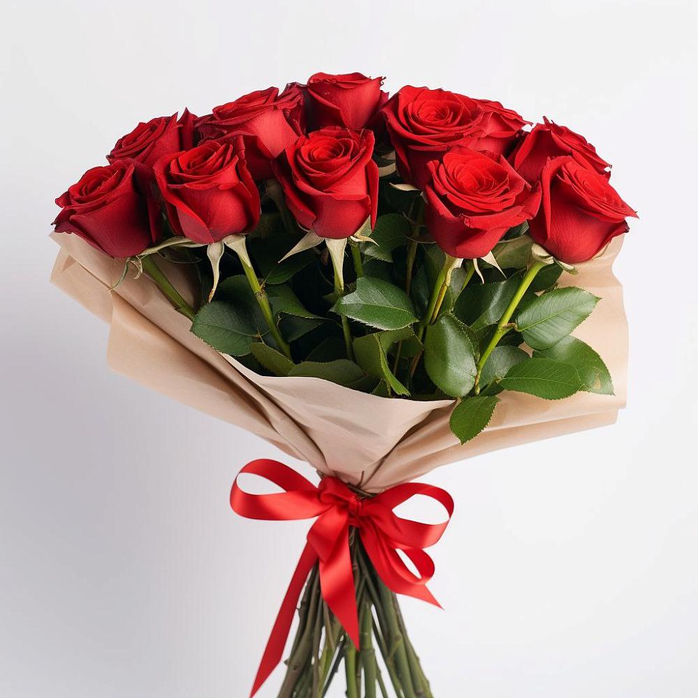 Букет 11 Красных роз Эдлесс Лав в Дубровский