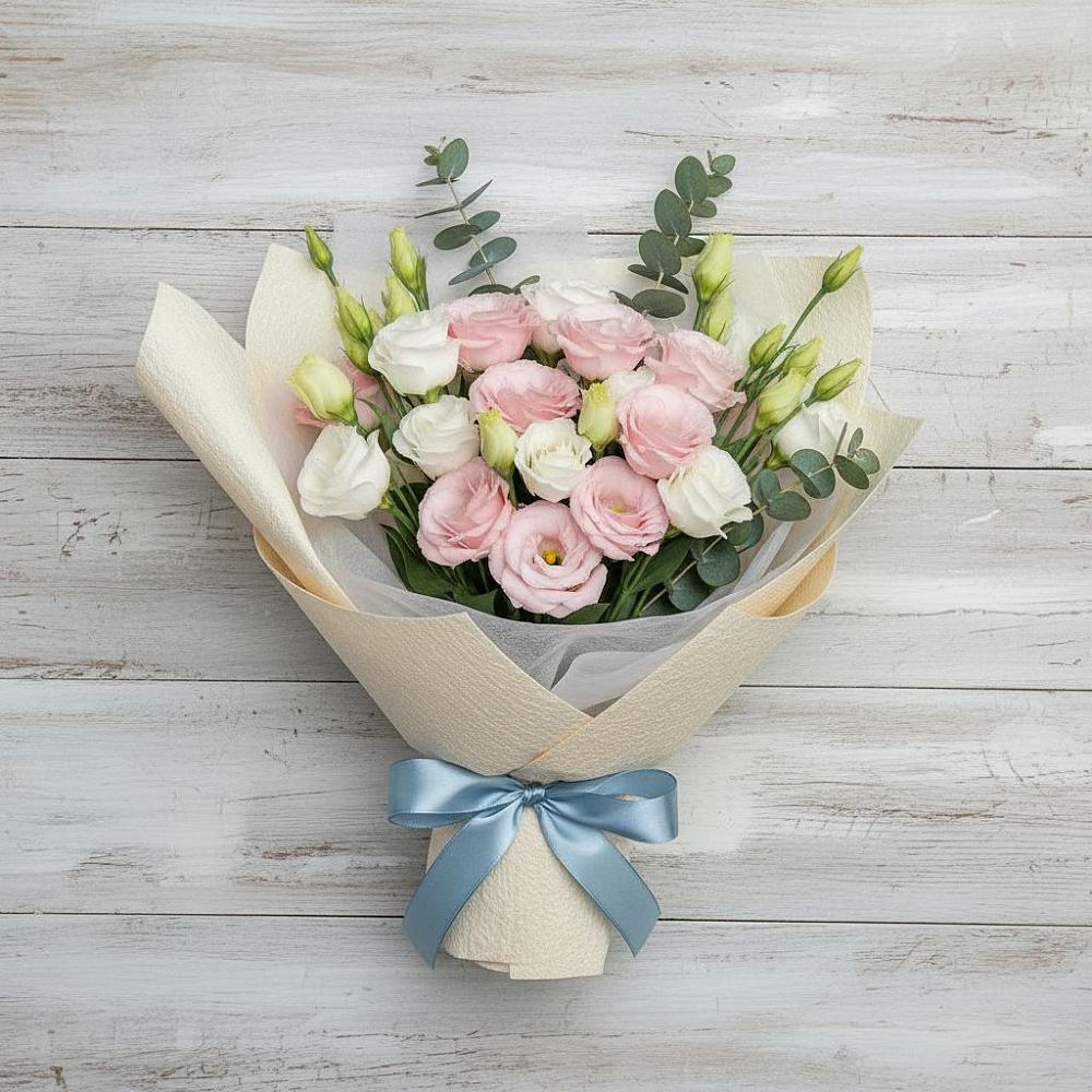 Букет цветов из: Лизиантусы в Дубровский